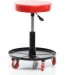  XPOTool állítható magasságú műhelykocsi kerekekkel, 360°-ban forgatható, szerszámtálcával 64193 - pepita