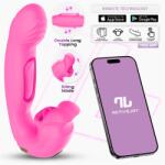 INTOYOU App Series Bimby Bitting & Tapping Vibrator with Remote & App Pink Vibrator