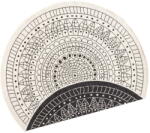 Hanse Home Covor adecvat pentru exterior NORTHRUGS Porto, Ø 200 cm, negru - crem Covor