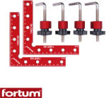 Fortum 4784120 derékszög szorító szett, alumínium - 140x140 mm (4784120)