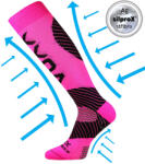 Voxx kompressziós zokni Protect neon rózsaszín 1 pár 39-42 111977 (111977)