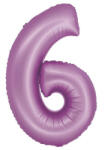  Levendula 6-os Lavender Mat szám fólia lufi 76 cm (MLG158779) - kreativjatek