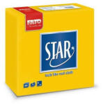 FATO Sztár szalvéta 2 rétegű 38x38cm sárga 40 szál/csomag - shopbazis