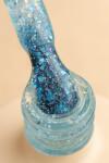Everin Superstar Top Coat Everin 15 ml - Elizabeth | Top Fără Dispersie cu Efect Holografic Albastru (ELIZABETH)