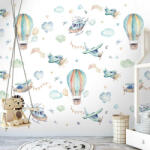 Consalnet Léghajó mintás gyerekszoba fotótapéta 350x250cm