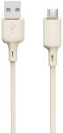 Dudao L7SM USB-A - micro USB kábel 5A 1m - bézs - smartdiszkont