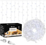 SPRINGOS Fényfüggöny 500 ledes füzér, 20m, hideg fehér (CL0516)