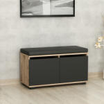 ASIR GROUP DRAGO cipőtároló 42x80 cm fekete/dió (506MNR3330)