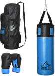 HOMCOM Függő Boxzsák Szett Kesztyűvel és Hordtáskával, Kék kék