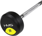 HMS Súlyzó/állandó gumírozott rúd HMS GSG 25 KG fekete|szürke