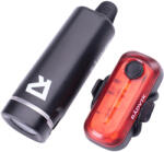 RADVIK Lumos kerékpár világítás készlet fekete