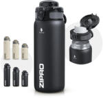 ZIPRO termos palack - Prémium rozsdamentes acél, BPA-mentes fekete