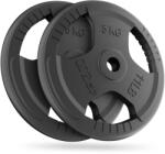 4FIZJO őntöttvas súlytárcsa 2*5 KG fekete Súlytárcsa