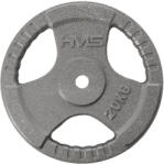 HMS Hammertone súlytárcsa fogantyúkkal HMS THM20 20 KG fekete Súlytárcsa