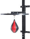 HOMCOM boxplatform Φ21 cm-es gyorsasági labdával, punchball-lal edzéshez fekete
