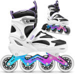 MOVINO Cruzer Two állítható fitneszgörkorcsolya M4624 34/37 fehér|fekete|színes