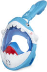 Tsunami SHARK panorámás búvármaszk gyermekeknek fehér|kék