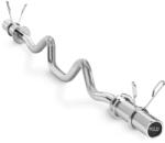 4FIZJO Erősen hajlított olimpiai súlyzórúd 4FIZJO rugós 120 cm 10 kg szürke