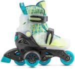 CARIBOO Step 1 állítható gyerek görkorcsolya 9477 26/29 fekete|zöld