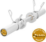 HMS Rövid olimpiai rúd 5 kg 50 cm patentkapcsokkal HMS GOP050 szürke