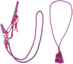 QHP Touwhalster & Neckrope Liberty - Fuchsia (Shetland) rózsaszín
