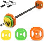 4FIZJO öntöttvas súlyzó szett 20kg 20 KG narancssárga|sárga|zöld