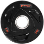 HMS Gumibevonatos olimpiai súlytárcsa HMS TOX 2, 5 KG fekete|vörös Súlytárcsa