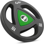 UPFORM Olimpiai súlytárcsák poliuretán UpForm 15 kg 15 kg fekete Súlytárcsa