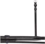 Eqode By Equiline Equiline domború alakú ló orrszíj levehető véggel COB fekete