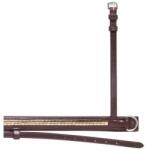 Eqode By Equiline Equiline® arany láncos ló orrszíj barna