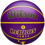 Wilson Kosárlabda Wilson NBA Player Icon LeBron James Outdoor Ball, 7-es méret 7 lila