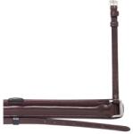 Eqode By Equiline Equiline lekerekített lóorrpánt levehető véggel COB barna