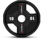 HMS Poliuretán súlytárcsa TPC , CPU anyagból HMS 10 fekete Súlytárcsa