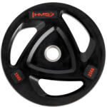 HMS Gumibevonatos olimpiai súlytárcsa HMS TOX 25 KG fekete|vörös Súlytárcsa