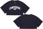 Converse női sportos vágott felső S fekete