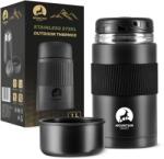 The Mountain Goat Ételtermosz Mountain Goat rozsdamentes acél 1l 1 LITRE fekete