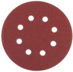 Extol csiszolókorong, vászon 8 lyukkal, 10 db, 150 mm, tépőzáras P80 (8803583)