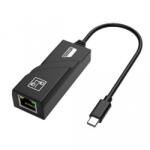 Spacer Placa de retea Spacer SPC-Type-C/RJ45-01, USB-C - RJ45, Black (SPC-Type-C/RJ45-01) - laptopaid