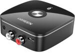 UGREEN ADAPTOR Bluetooth audio , "CM106" acumulator inclus, 1 x jack 3.5mm, 2xRCA output, convertor audio wireless, versiune bluetooth 5.1 si EDR, negru (40759P)