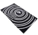 Nike Oversized Beach Retro törölköző, 183x102 cm, Fehér/Fekete (N.101.1124.010.OS)