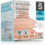 Suavinex Zero Zero Bottle Teat etetőcumi L Dense Flow 6 m+ 2 db