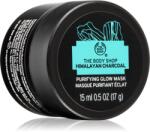 The Body Shop Himalayan Charcoal Purifying Glow Mask tisztító és élénkítő arcmaszk zsíros és problémás bőrre 15 ml