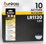 Uniross LR54/LR1130/AG10 1.5V alkáli gombelem (CR) 10db