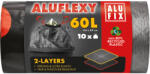 Alufix Aluflexy kétrétegű zárószalagos szemeteszsák 60L - 64*69cm, 10db/tek (MSZ60ALUFLEXYUNINEW)