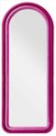 Mauro Ferretti Fukszia színű dekoratív tükör, fából és szövetből, 160 x 60 x 4 cm, Cloe Mauro Ferreti (066120000F)