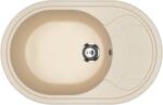 Ulgran U-610-328 Csepegtetőtálcás Gránit Mosogató - Ovális, Bézs (U-610-328) - rent-xgranit