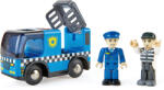 Hape Jucarie din lemn Hape - Masina de politie cu sirene (H3738)