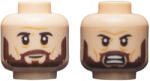 LEGO® Alkatrészek (Pick a Brick) Szakállas minifigura fej, két arccal (Sirius Black) 6267601 (6267601)