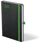 TOPTIMER Calendart Nero 2025 N021 A5 agenda de zi cu zi negru-verde 25T021N-006 (27T021N-006)