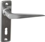 JKH Ajtókilincs Nz 410 + Ajtócím Lővér Polírozott Ezüst Sb